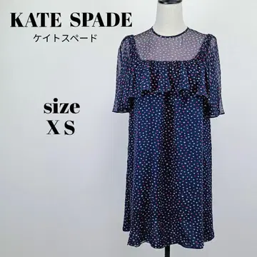 [ a1888 ] KATE SPADE 새상품급 시스루 원피스 XS 실크