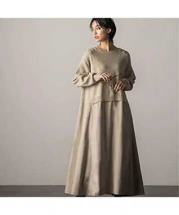 MAYSON GREY 하이 게이지 니트 도킹 원피스