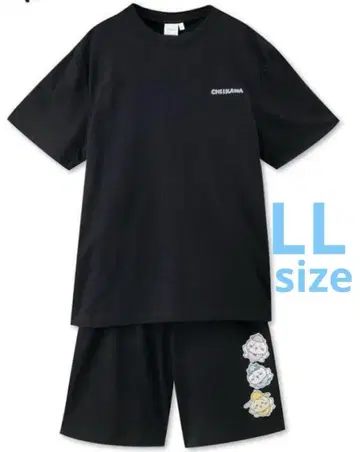 새상품 치이카와 (먼작귀) 남성용 T셔츠 바지 룸웨어 LL