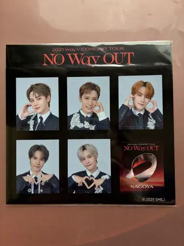WayV NO WAY OUT 회장 한정판 나고야 사진 스티커