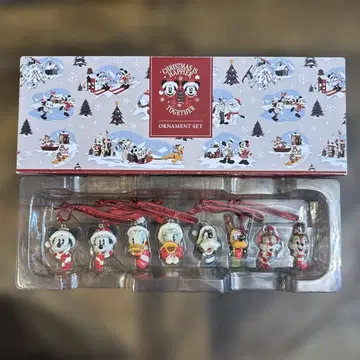 디즈니 스토어 크리스마스 오너먼트 8종 세트