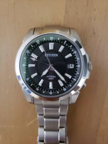 CITIZEN ATTESA 시티즌 아테사 GMT 전파 솔라 티타늄