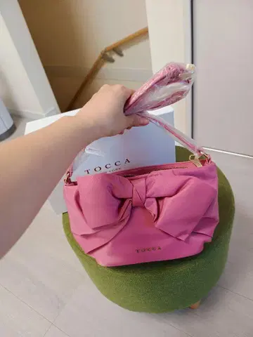 TOCCA 토카 RIBBON KNOT MINI 백 숄더백 핑크