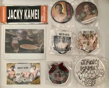 드래곤 게이트 JACKY KAMEI 선수 9점 묶음 판매