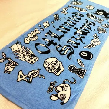 04 Limited Sazabys 팝 타월 파랑 포리미