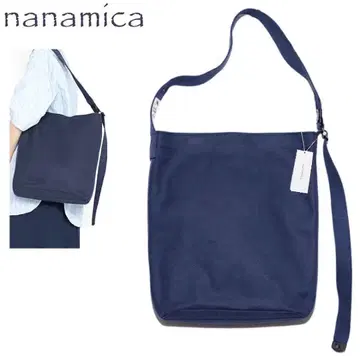 새상품 M 나나미카 유틸리티 백 트윌 캔버스 숄더백