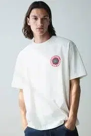 H&M RED HOT CHILI PEPPERS 루즈핏 티셔츠 L