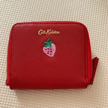 캐스키드슨 스트로베리 지갑 지퍼