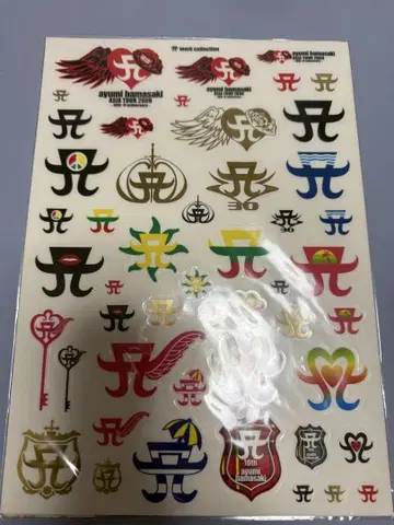 레어 미개봉 새상품 하마사키 아유미 투어 굿즈 역대 A 로고 스티커