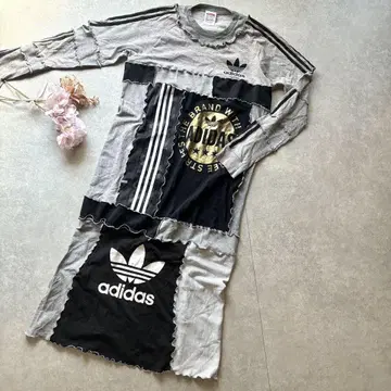 구제 의류 리메이크 원피스 핸드메이드 아디다스 adidas 개성적