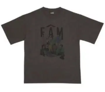 FAM timelesz T셔츠 차콜 그레이