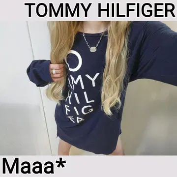 TOMMY HILFIGER 엄청 귀여운 로고 롱T