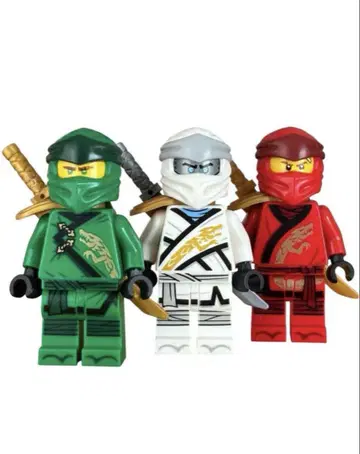 레고 LEGO 미니 피규어 닌자고 로이드 카이 젠 3개+아이템 세트