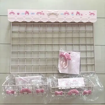 산리오 최애를 귀엽게 장식대 와이어 네트 마이멜로디