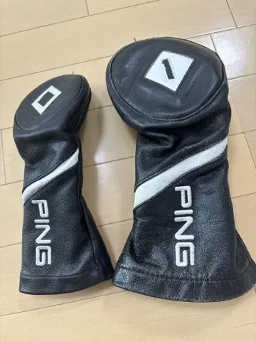 PING 골프헤드커버 2세트 천연 가죽