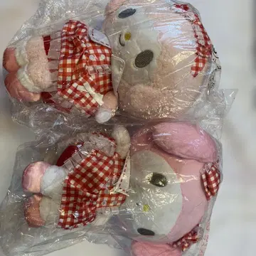 산리오 행운 복권 마이멜로디&피아노 BIG 봉제 인형 세트