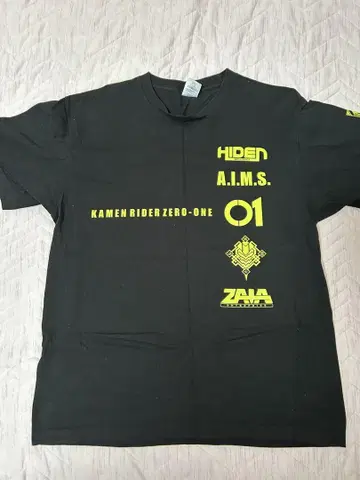 가면라이더 제로원 제로원 타카하시 후미야 T셔츠 L사이즈