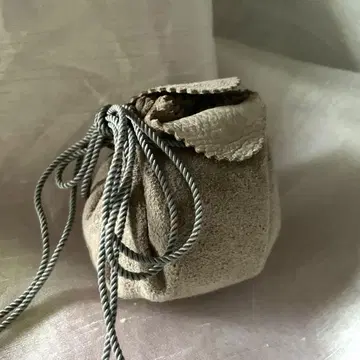 천연 가죽 코인 케이스 복조리