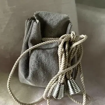 천연 가죽 코인 케이스 복조리