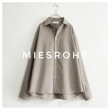 새상품급 MIESROHE 베이직 셔츠 워셔블 모카 FREE
