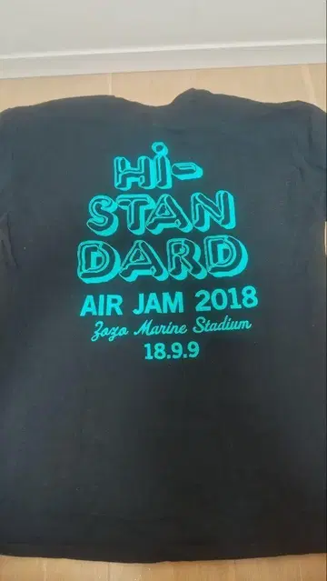 HI-STANDARD AIR JAM 2018 티셔츠 L 사이즈