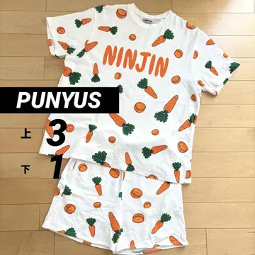PUNYUS 푸뉴즈 당근 셋업 티셔츠 3 팬츠 1