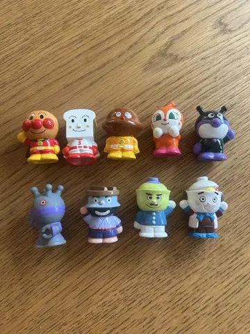 호빵맨 피규어 손가락 인형 9개 세트