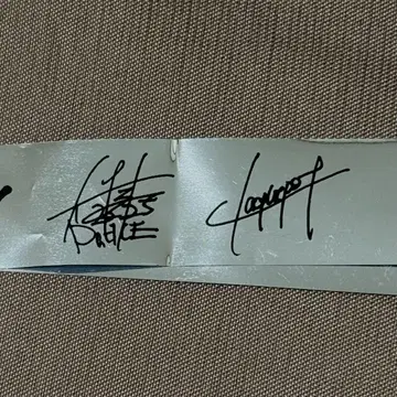 쿠도 다이키 x claquepot [Twin Ship] 은색 테이프