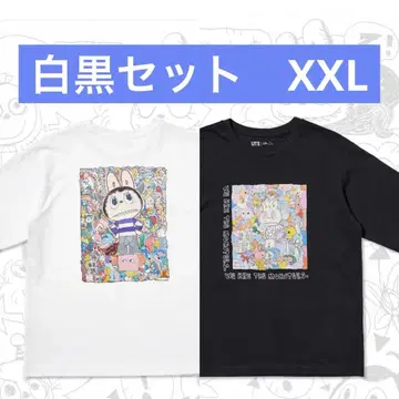 유니클로 팝마트 더 몬스터즈 라부부 티셔츠 XXL 2점 세트