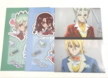 Dr. STONE 캐릭터 복권 과학부 클리어 파일 3점
