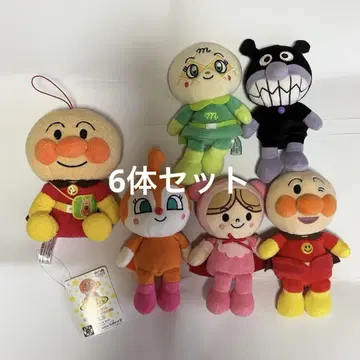 호빵맨 봉제 인형 6체 세트