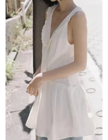 ZARA 숏 기장 원피스 피터팬 칼라 플리츠 S