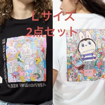 유니클로 라부부 T셔츠 2세트