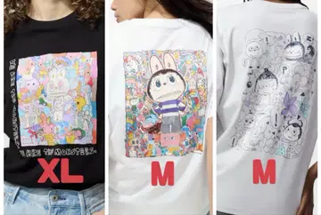 UNIQLO POPMART 3매 세트 팝마트 라부부 유니클로