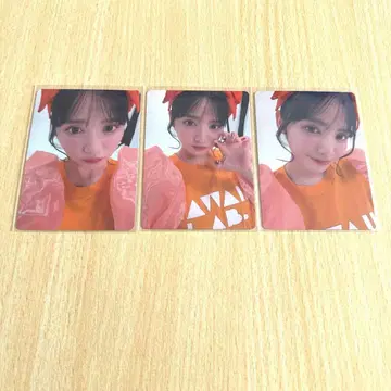 FRUITS ZIPPER 진제이 스즈카 트레이딩 카드 컴프 3장 세트