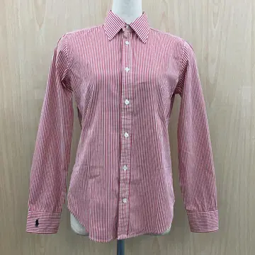 랄프 로렌 슬림 핏 스트라이프 셔츠 F0825A12