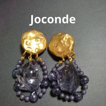 Joconde 조콘다 빈티지 이어링 비즈 퍼플