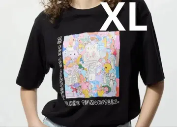 유니클로 팝마트 더 몬스터즈 라부부 티셔츠 XL