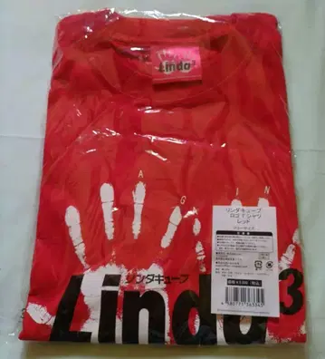 Linda3 로고 T셔츠 레드 프리 사이즈 린다큐브