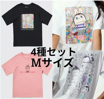 UNIQLO POPMART UT 러브부 유니클로 M 4매 세트