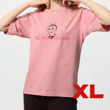 UNIQLO POPMART UT 라부부 XL 사이즈 유니클로 핑크