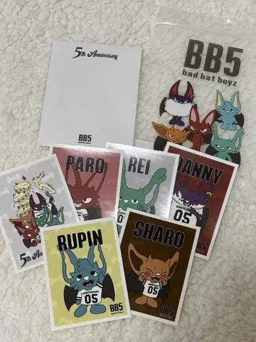 코무돗토 BB5 5주년 스티커 세트