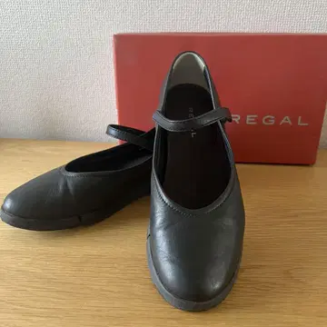 REGAL 리갈 플랫 펌프스 23.5cm BLK 블랙 컬러 가죽