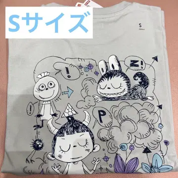 UNIQLO 유니클로 팝마트 콜라보 더 몬스터즈 라부부 티셔츠