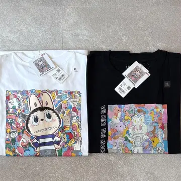 라부브 T셔츠 UNIQLO x 팝마트 2세트 XL