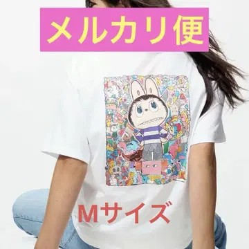UNIQLO POPMART UT 유니클로 팝마트 라부부 화이트 M