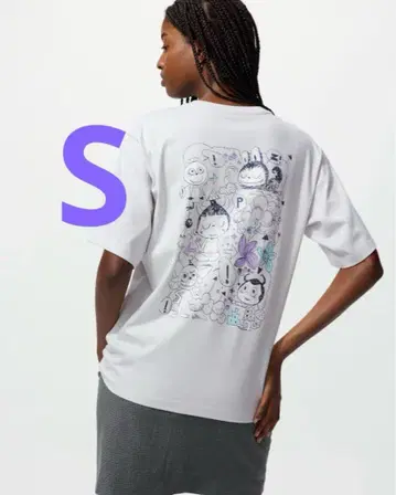 UNIQLO 유니클로 팝마트 콜라보 더 몬스터즈 라부부 T셔츠 S