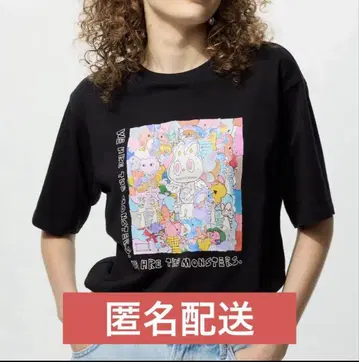 UNIQLO POPMART UT 유니클로 팝마트 라부부 M 블랙