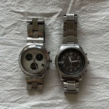 Swatch & Technos 손목시계 2세트