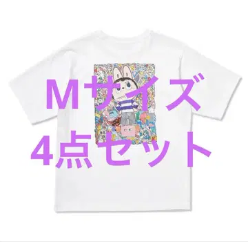 UNIQLO POPMART UT 유니클로 팝마트 러브부 M 4세트